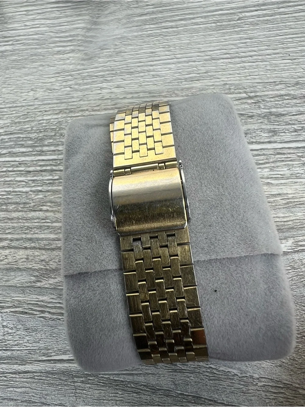 Seiko Gold-Tone Square Dial Men's Quartz Watch